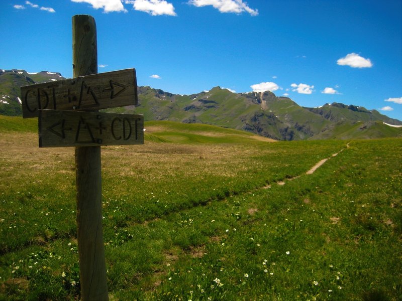 This is the meeting point of the Continental Divide Trail and the Colorado Trail.