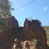 These interesting rocks greet you at the trailhead.