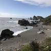 Martin Creek Beach is secluded and quite beautiful.