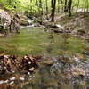 The crossing at Squirrel Hollow Brook is usually straightforward.