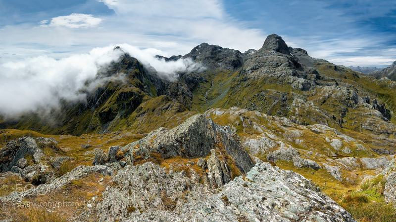 Conical Hill looking back toward Harris Saddle.