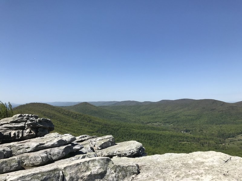 The views on a clear day are spectacular.