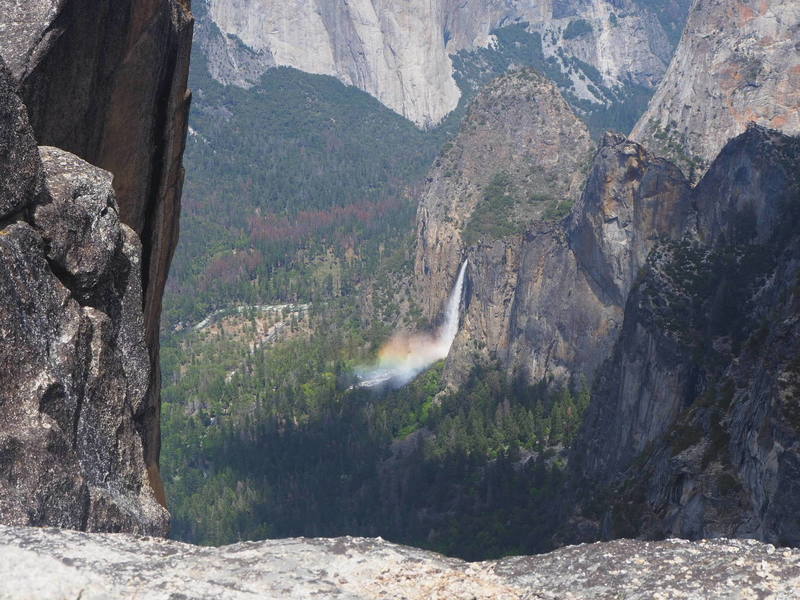 Bridal Veil Falls is spectacular from Dewey Point.