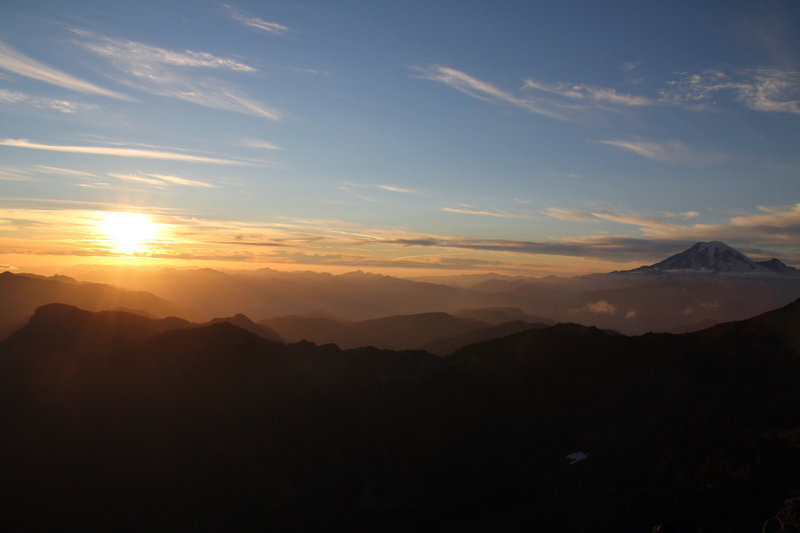 The sunset from Hawkeye Point can be utterly spectacular.