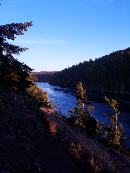 Deception Pass takes on a special character in the late-afternoon light.