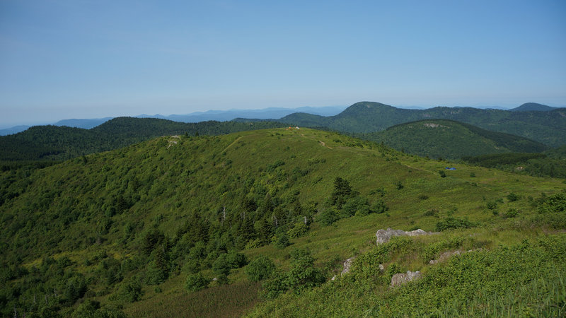 Enjoy expansive, verdant views from the Art Loeb Trail.