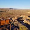 Will Gilbert Point offers a gorgeous view, a comfortable bench, and a great spot for a snack or some lunch.