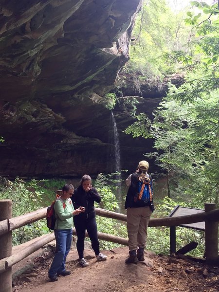 The viewpoint for Slave Falls.