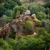 This is Alum Rock that the park is named after. This view is from the North Rim Trail.