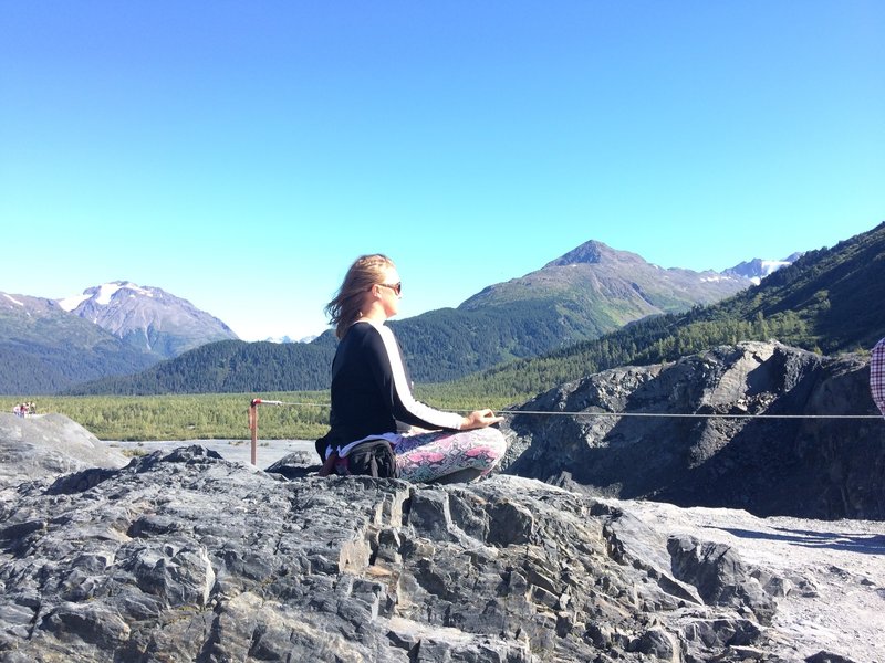 Exit Glacier Lookout is a great place to take some time to yourself and enjoy your surroundings.