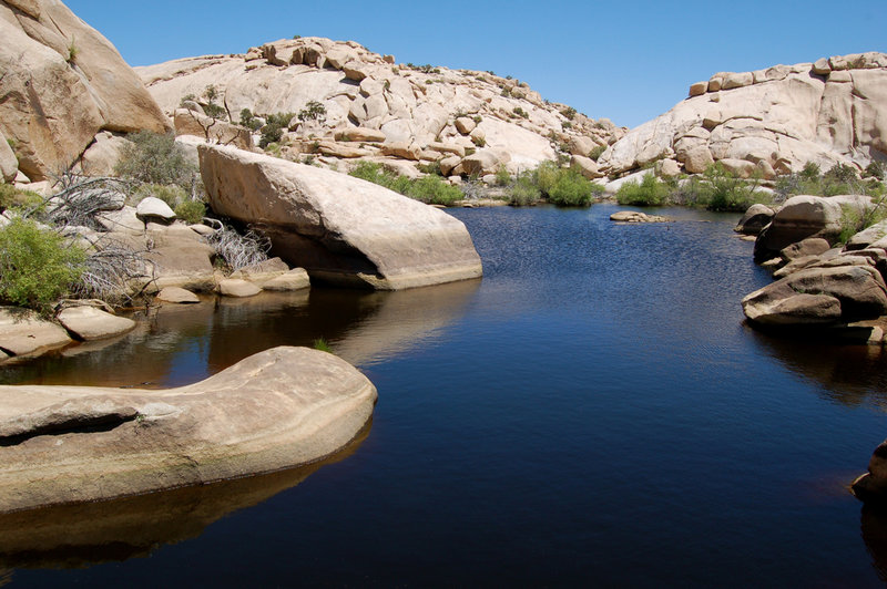 Visitors can see "bathtub" rings, marking the historic levels of water in the reservoir.