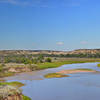 The Maah Daah Hey works its way along the Little Missouri River before crossing many miles to the north. Photo credit: NPS/Laura Thomas.