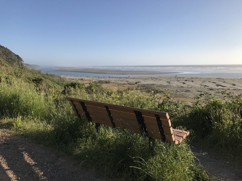 Occasional benches make good spots to stop and enjoy the views or catch your breath.