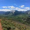 On a clear day, both Aspen and Independence Pass can be seen from the Sunnyside Trail.