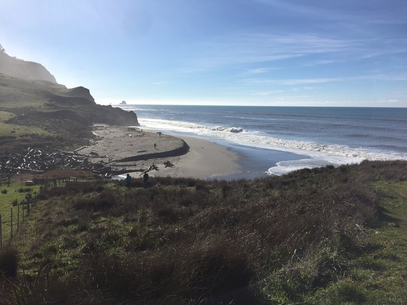 Fleener Creek Beach is a beautiful sight below the Lost Coast Headlands.