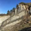 Check out this eroding bluff at Guthrie Creek Beach near the end of the trail.