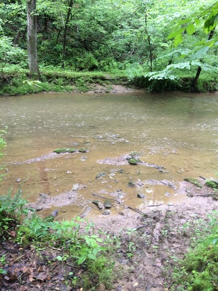 This is creek crossing number two on Big Pipe Creek.