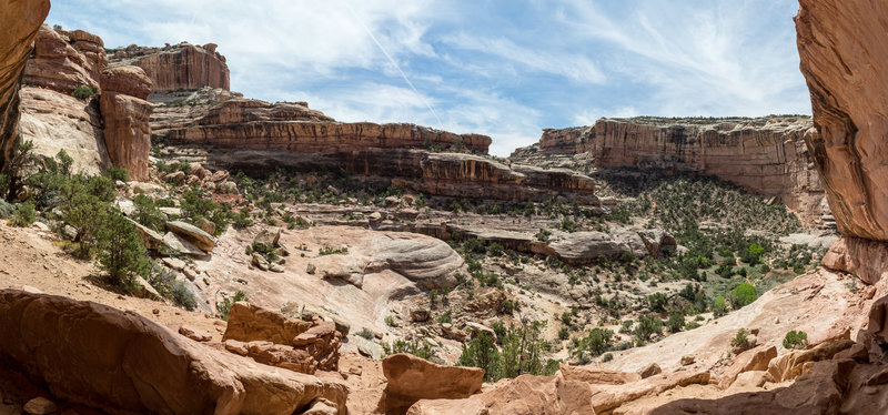 Enjoy a panoramic view from the alcove harboring Perfect Kiva.