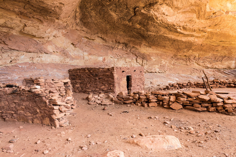 Dwellings are still well preserved at the Perfect Kiva.
