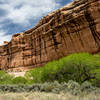 The overhanging walls of Bullet Canyon are quite beautiful.