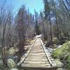 This bridge is right after the confusing part of the trail. If you've made it to the bridge, you're on the trail. If you haven't made it here easily (30 seconds after the hard part), you may want to turn around...