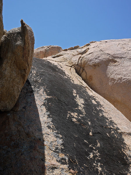 The final ascent to Gaskill Peak is tricky without a rope.