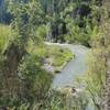 The trail offers plenty of beautiful views of the creek.