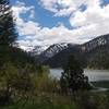 Upper Palisades Lake is beautiful in the spring snowmelt.