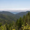 Overlooking the ocean from the Howard King Trail