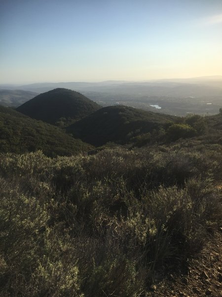 Experience great views looking out toward South Orange County along the way to Bell Peak.