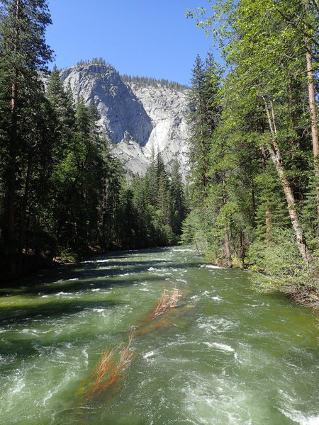 Bubbs Creek flows fully after a wet winter.