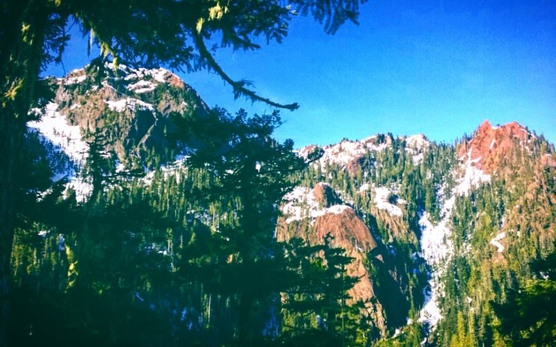 Enjoy a pleasant view from the top of the Copper Creek Trail.