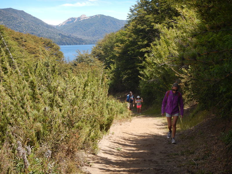 This climb is short and steep but gives you a great view of the lake!