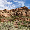 Stunning rock formations adorn the top of Fish Creek Canyon.