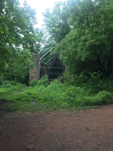 The ruins of the Concord Woolen Mill serve as a reminder of this area's rich history.