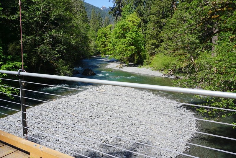 Hold your suspense over the suspension bridge.