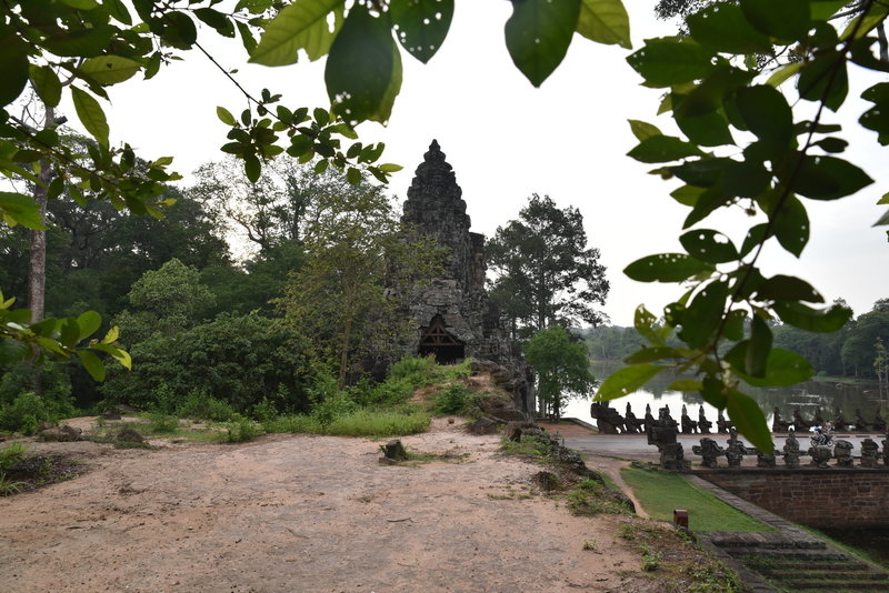 South Gate (looking east) of Angkor Thom