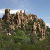 Rock formations along the trail the Cochise Stronghold Trail.