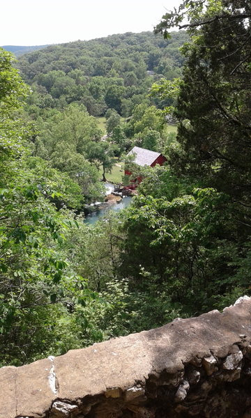 The view from the overlook is quite nice.