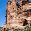 The walls of Fish Creek Canyon are truly impressive. This formation was near the confluence of left fork and right fork.