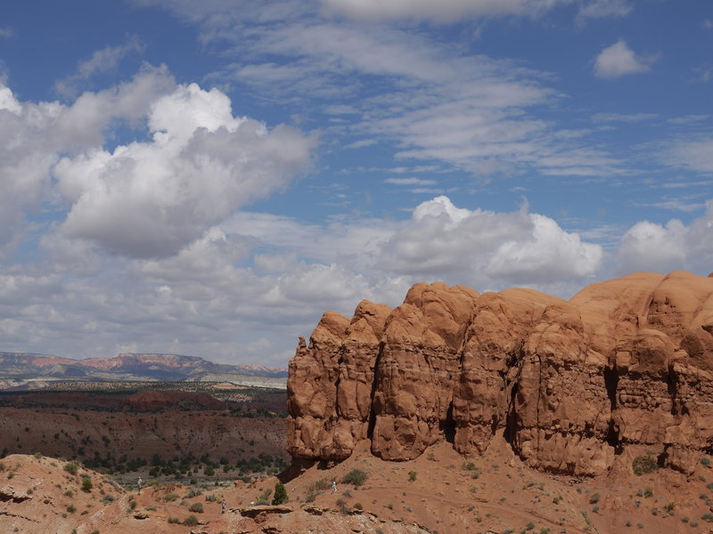 Interesting clouds on the Shakespeare Arch - Sentinel Trail.