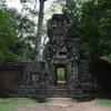 Stone gate entrance through the Royal Palace wall.