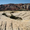 Sandstone pothole in the Whiterocks Amphitheater area of Snow Canyon State Park.