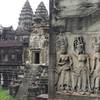 Apsara carvings at the second gallery of Angkor Wat