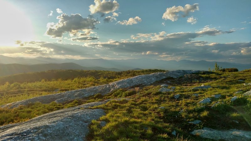 View from the top of the Foss Mountain Trail.