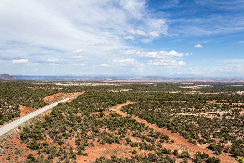 Looking east from Salvation Knoll.