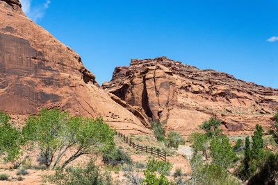 Hog Springs Rest Area and the start of the Hog Canyon Trail.