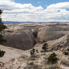 Looking south into Death Hollow from Boulder Mail Trail.