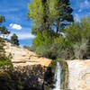 One of the small pools just above the waterfall.