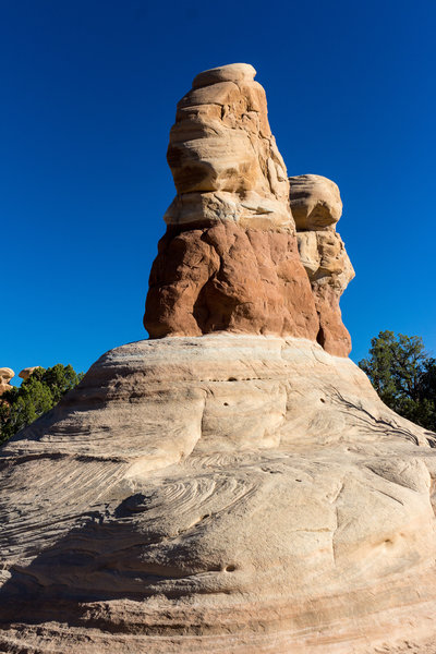 This hoodoo stands near Metate Arch.